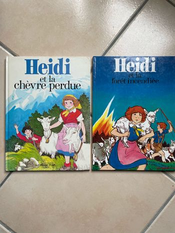2 livres Heidi