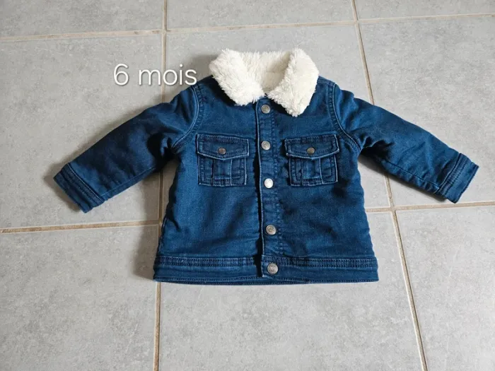 Veste jean fourrée Orchestra