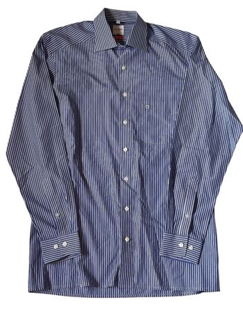 Chemise bleu à rayures