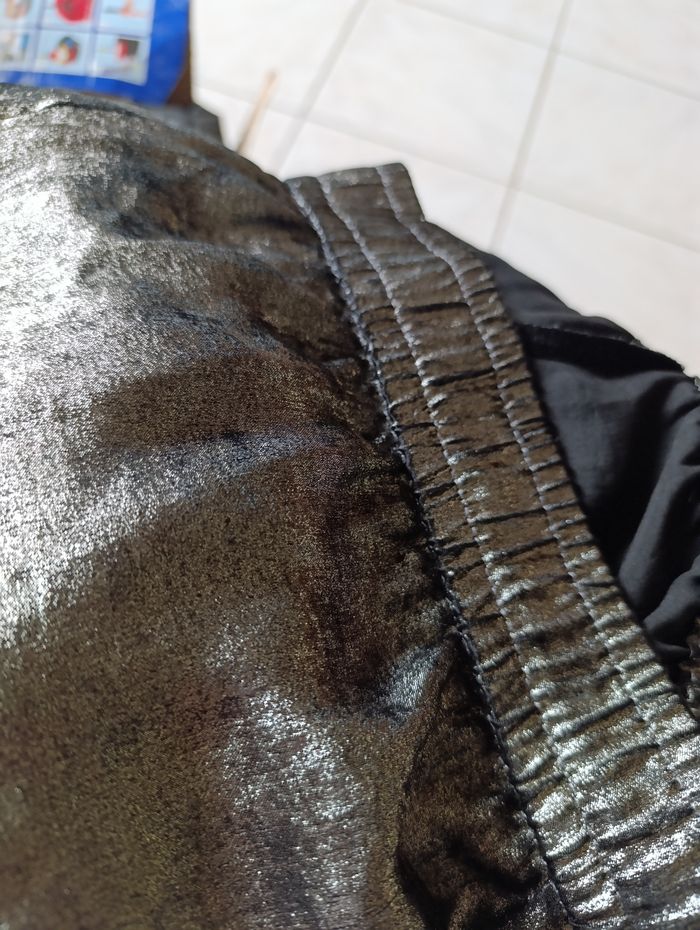 Pantalon fluide argenté - photo numéro 2