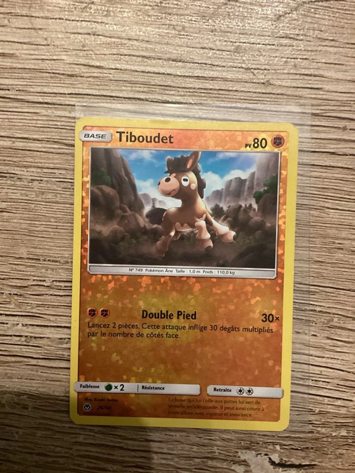 carte Pokémon tiboudet reverse 26/40  Macdo 2018 - photo numéro 3