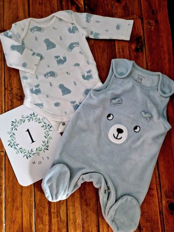 Ensemble velours 1 mois C&A