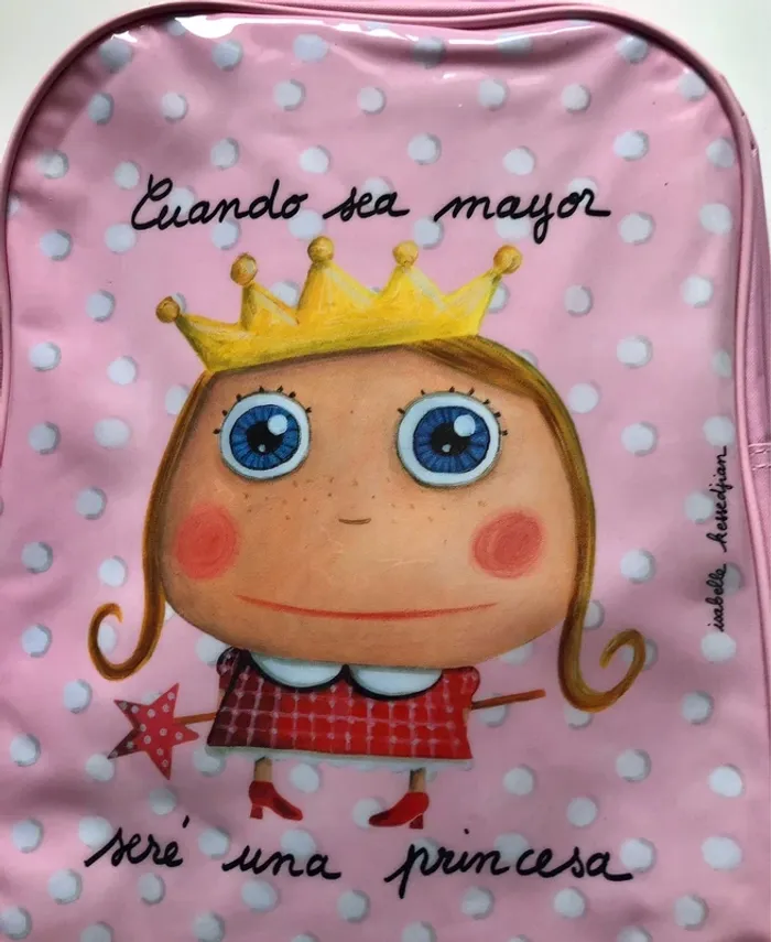 Lot sac à dos Princesse et porte monnaie Isabelle Kessedjan neuf - photo numéro 3