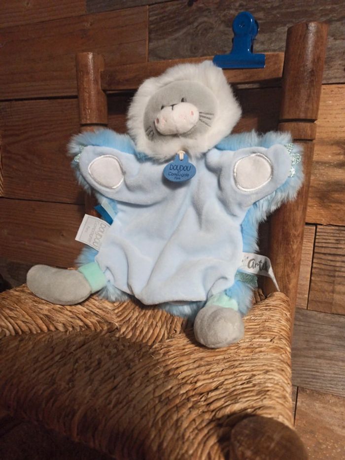 Doudou marionnette lion artik cool doudou et compagnie - photo numéro 3