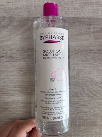 Solution micellaire byphase