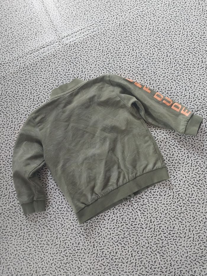 Veste gilet léger bébé garçon Name It 9-12 mois kaki zippée - photo numéro 5