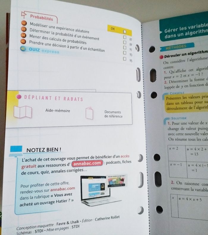 Fiches bac - Maths 2de Tout le programme en fiches de révision détachables - photo numéro 5
