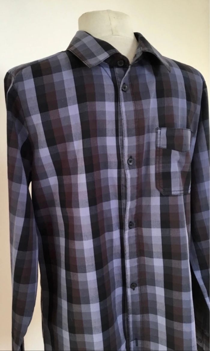 Chemise à carreaux Kiabi - photo numéro 2