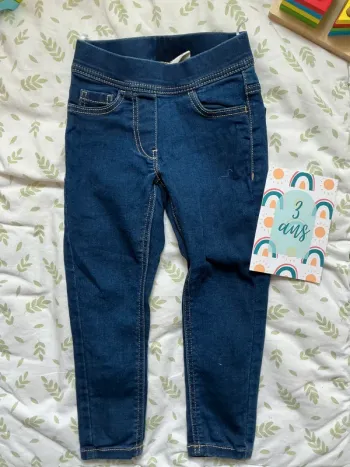 jegging skinny bleu 3/4 ans C&A