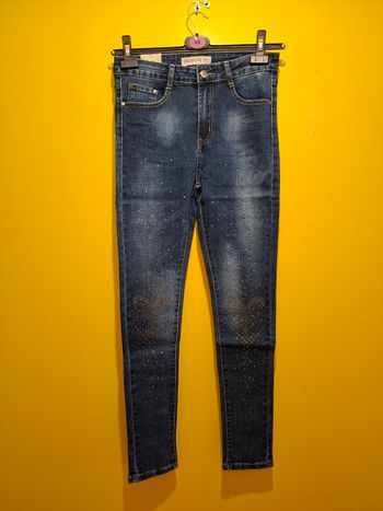 Jeans avec strass