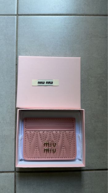 Portefeuille miu miu 