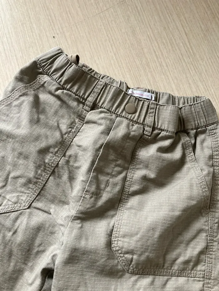 Pantalon en toile doublé polaire Monoprix 8 ans - photo numéro 2