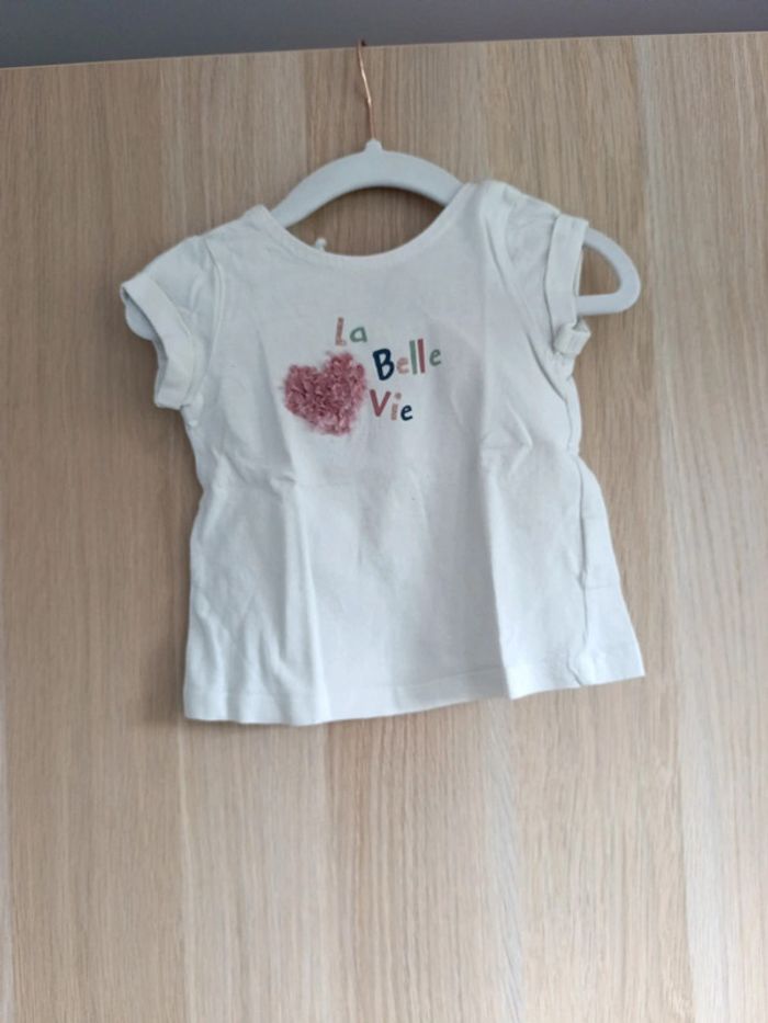 Tee shirt La belle Vie 6 mois