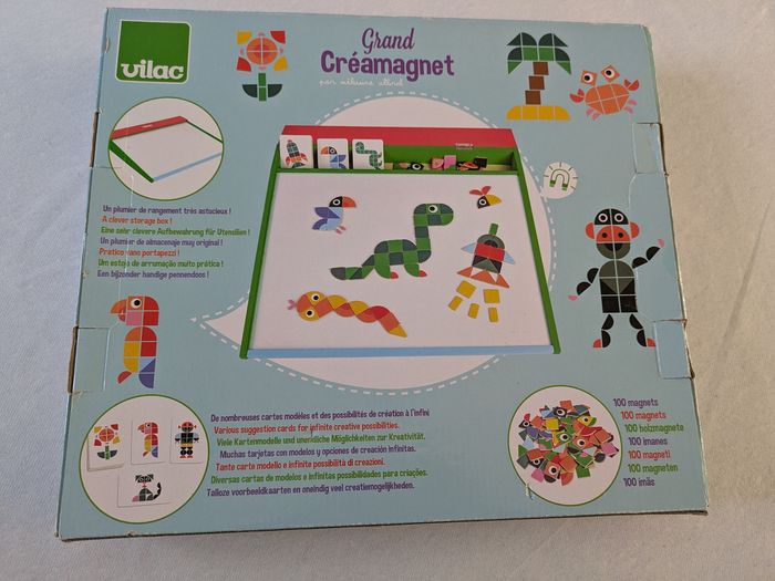 Jeu Grand Créamagnet en bois Vilac - photo numéro 8
