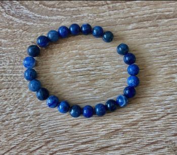 Bracelet de pierres précieuses lapis lazuli