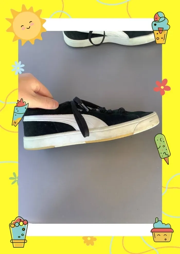 Baskets noirs Puma 39 - photo numéro 5