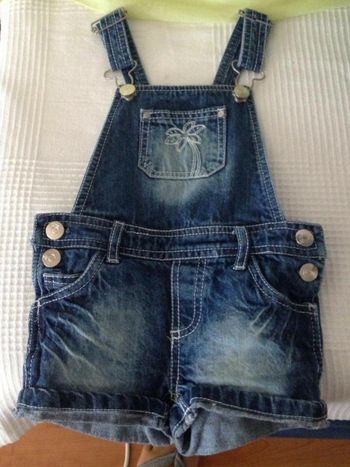 Combi-short en jeans 3 ans In Extenso