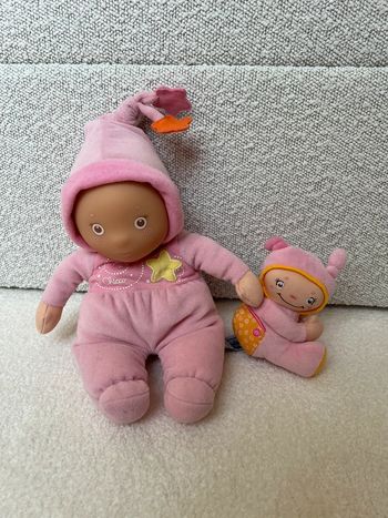 Lot de 2 poupons Chicco roses