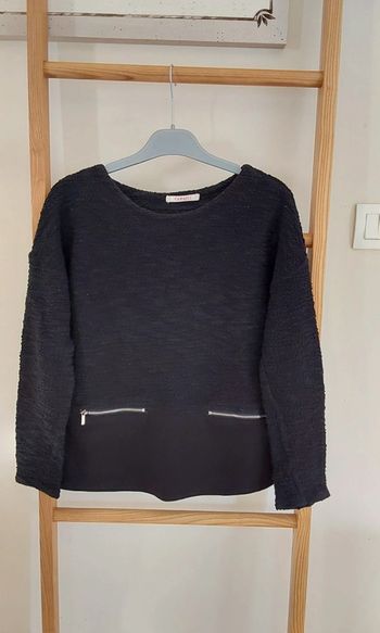 Pull noir Camaïeu  T 36