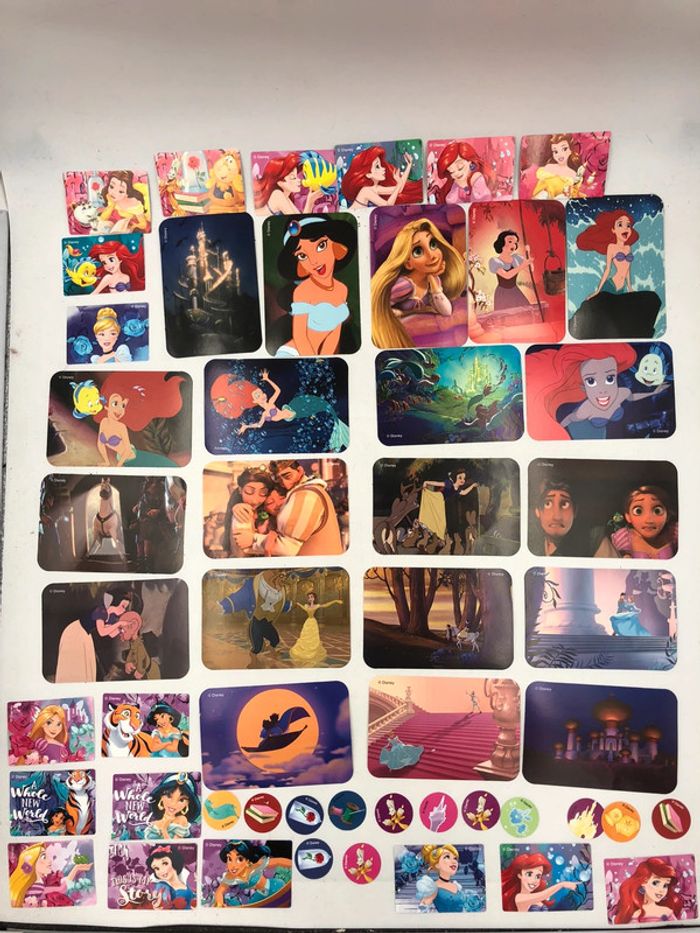 Lot de 50 Stickers autocollants Disney Princesse