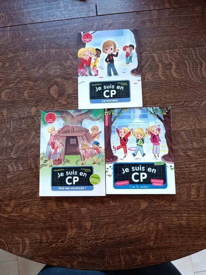 Lot de 3 livres je suis en cp