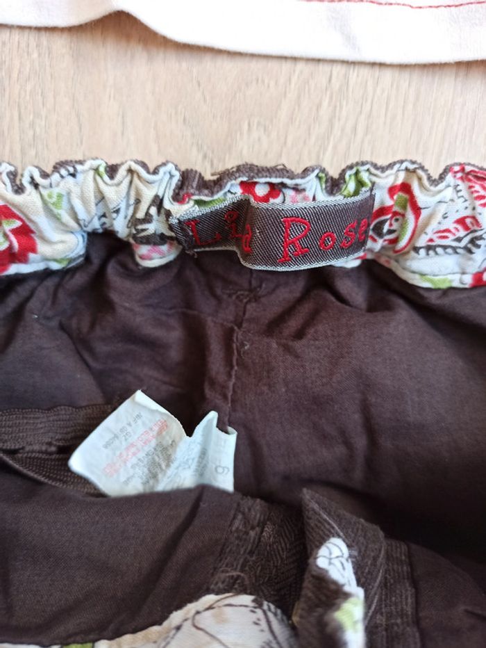 T-shirt ooxoo petit chien 8 ans et pantalon jean Lisa rose 6 ans - photo numéro 8