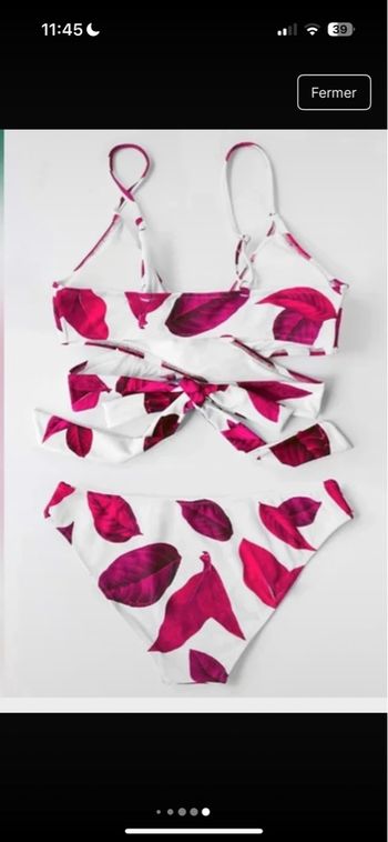 Maillot de bain cupshe taille M neuf 