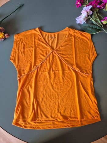 Tee shirt femme jaune, taille 36, in extenso