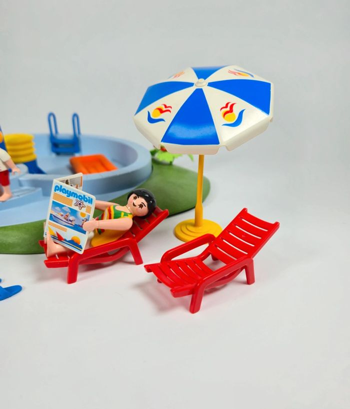 Playmobil Famille à la piscine vintage - photo numéro 3