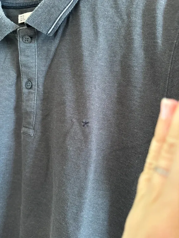 Polo gris anthracite Celio t.XL tbe - photo numéro 4