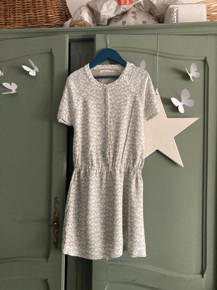 Robe fleurie vert