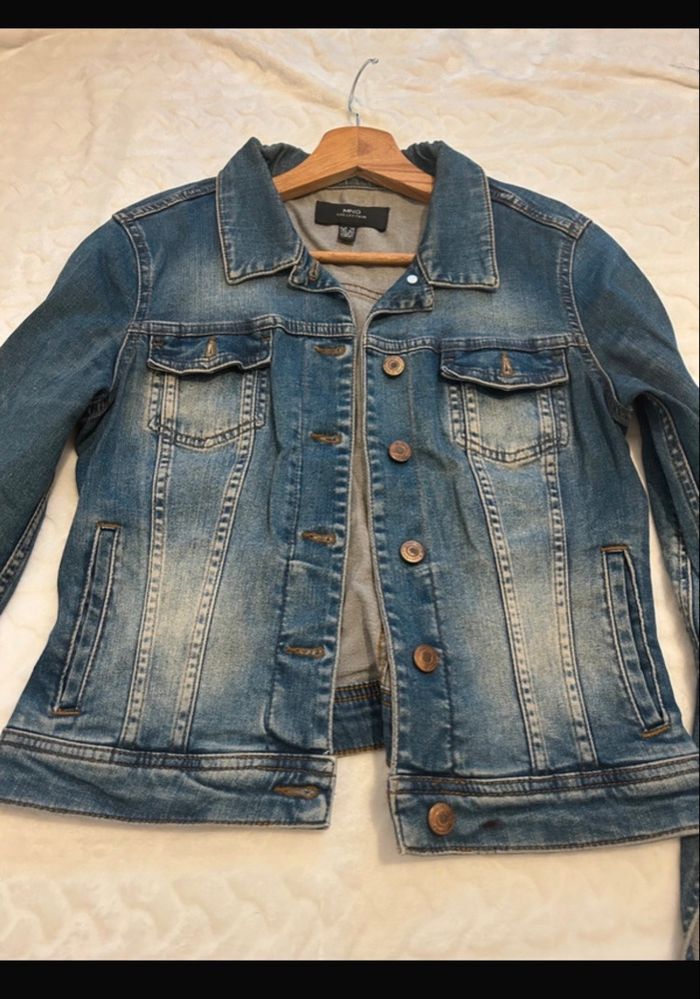 Veste en jean - marque Mango - taille XS - photo numéro 6