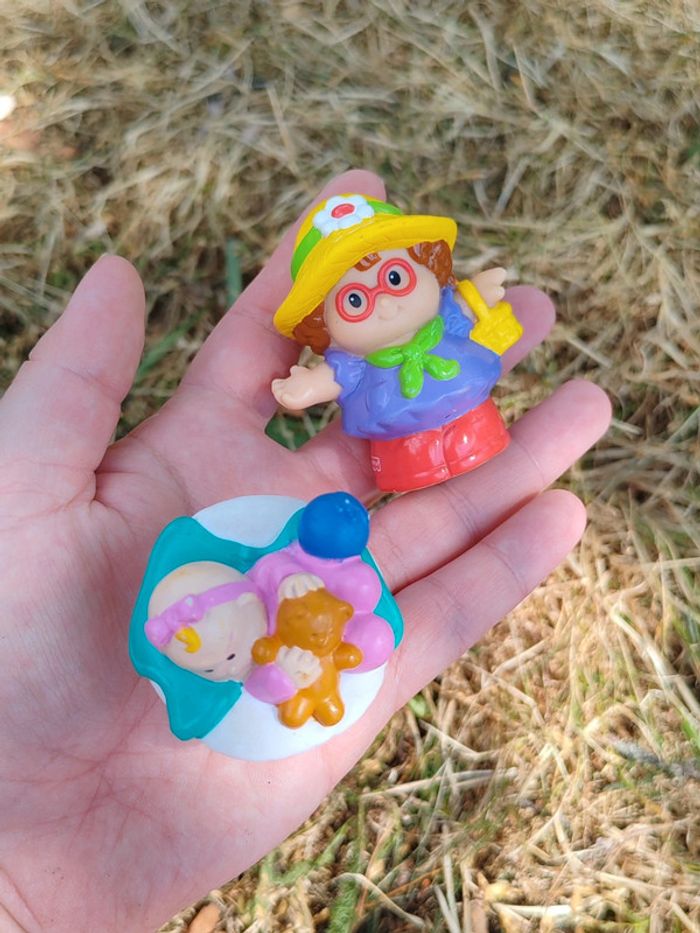 Lot de personnages little people bébé et sa maman