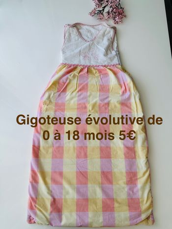 Gigoteuse évolutive de 0-18 mois