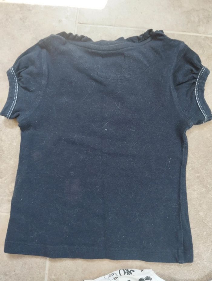 Lot 3 t-shirts manches courtes fille 24 mois - photo numéro 8