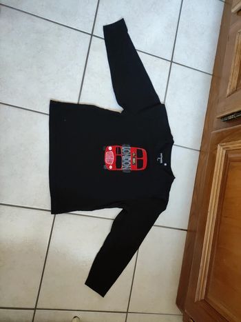 Tee shirt noir orchestra 8 ans