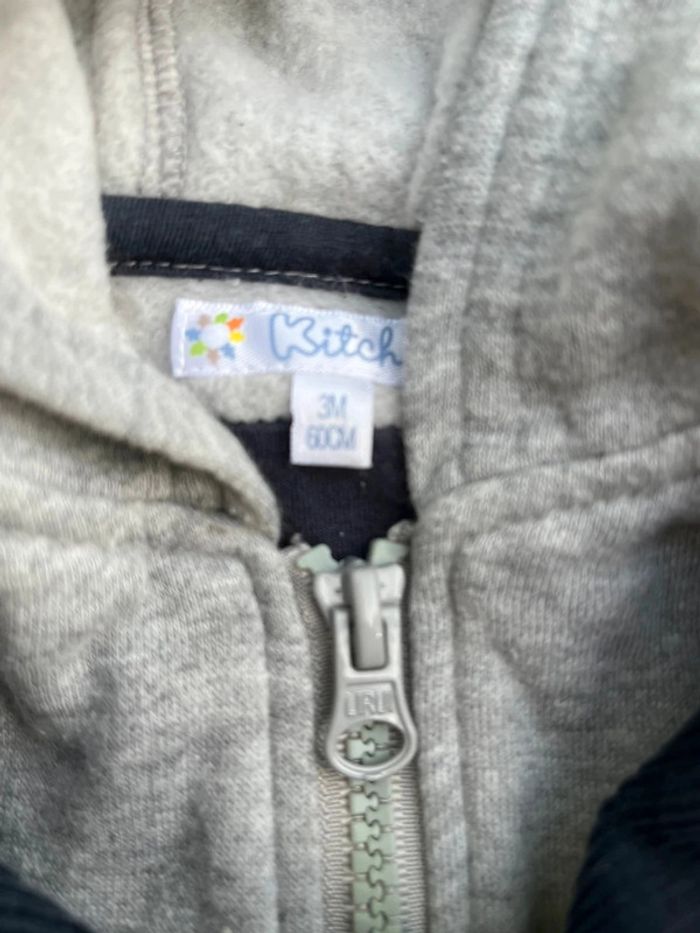Manteau velour kitchoun taille 3 ans - photo numéro 3