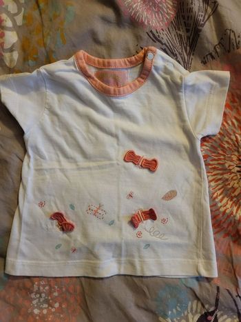 Tee-shirt fille 6 mois