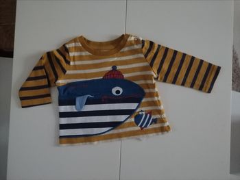 Tee shirt DPAM bébé garçon 3 mois