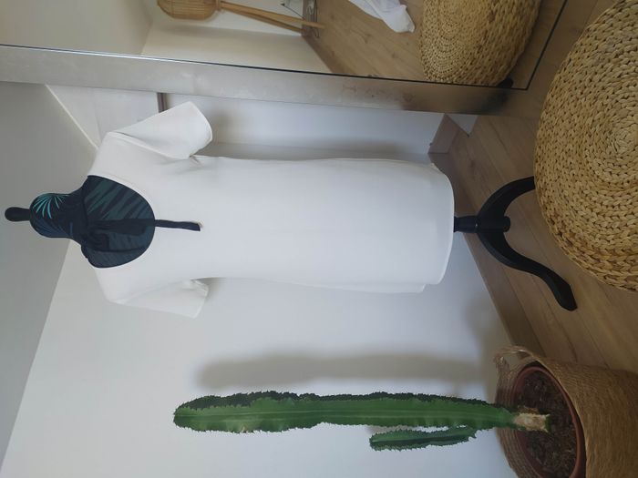 Robe habillée crème ruban noir dans dos 36 - photo numéro 5