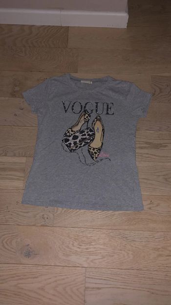 T short vogue gris