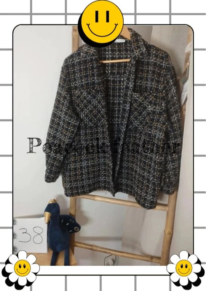 Veste noire pull & Bear 38 - photo numéro 6