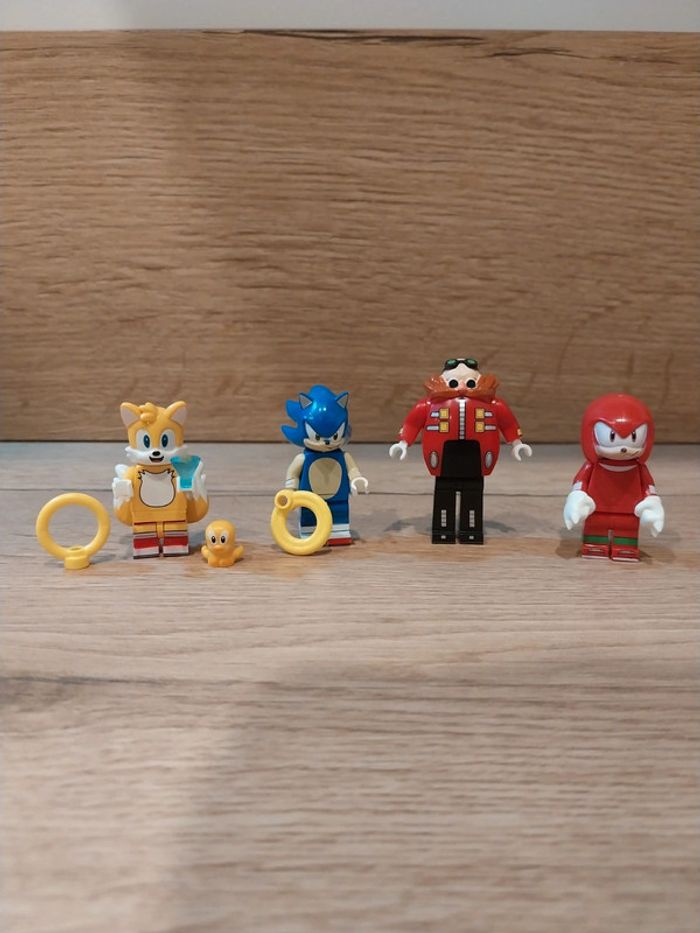 Figurines type lego Sonic