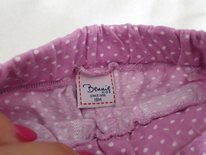 Short mauve à pois blancs - T18M - Bennie Kids - photo numéro 5