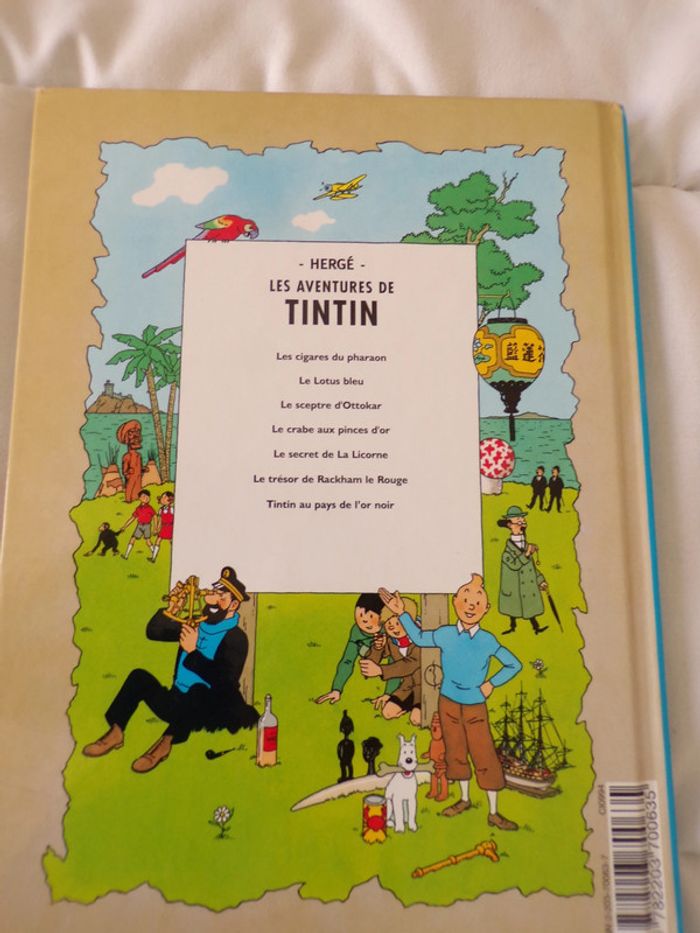 Livre Les aventures Tintin Les cigares du pharaon - photo numéro 3