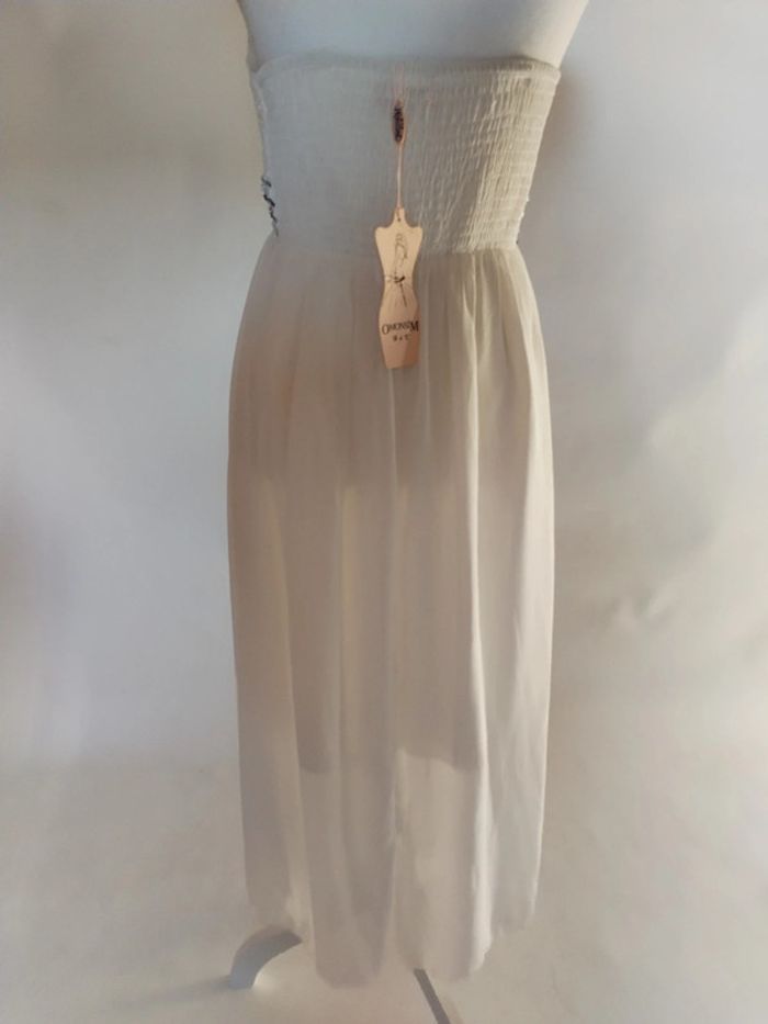 Robe blanche bustier taille L XL - photo numéro 9