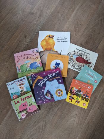 Lot de 9 livres enfant bébés