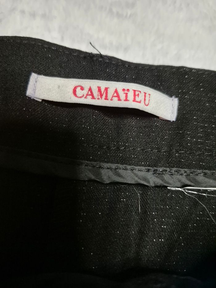 Pantalon droit noir T44 camaïeu - photo numéro 2