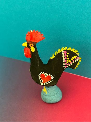 Coq de Barcelos miniature