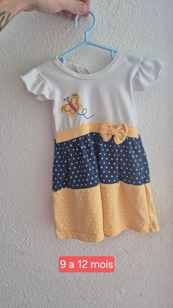 Robe pour fille 9 a 12 mois